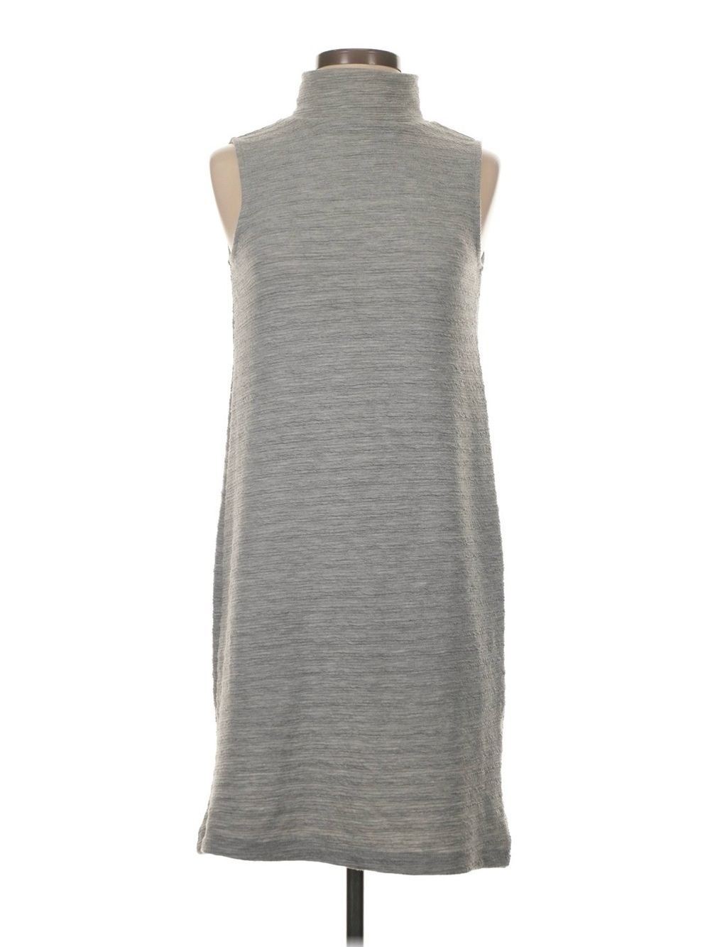 French Connection Gray Sleeveless Mock Neck Dress- Size 2 (NWT)